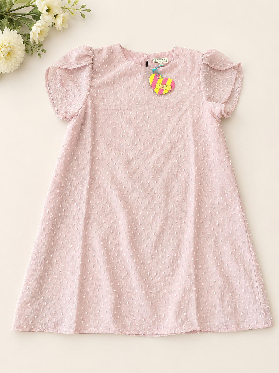 Boutique Brand Hayden Girls Swiss Dot Dress - NWT