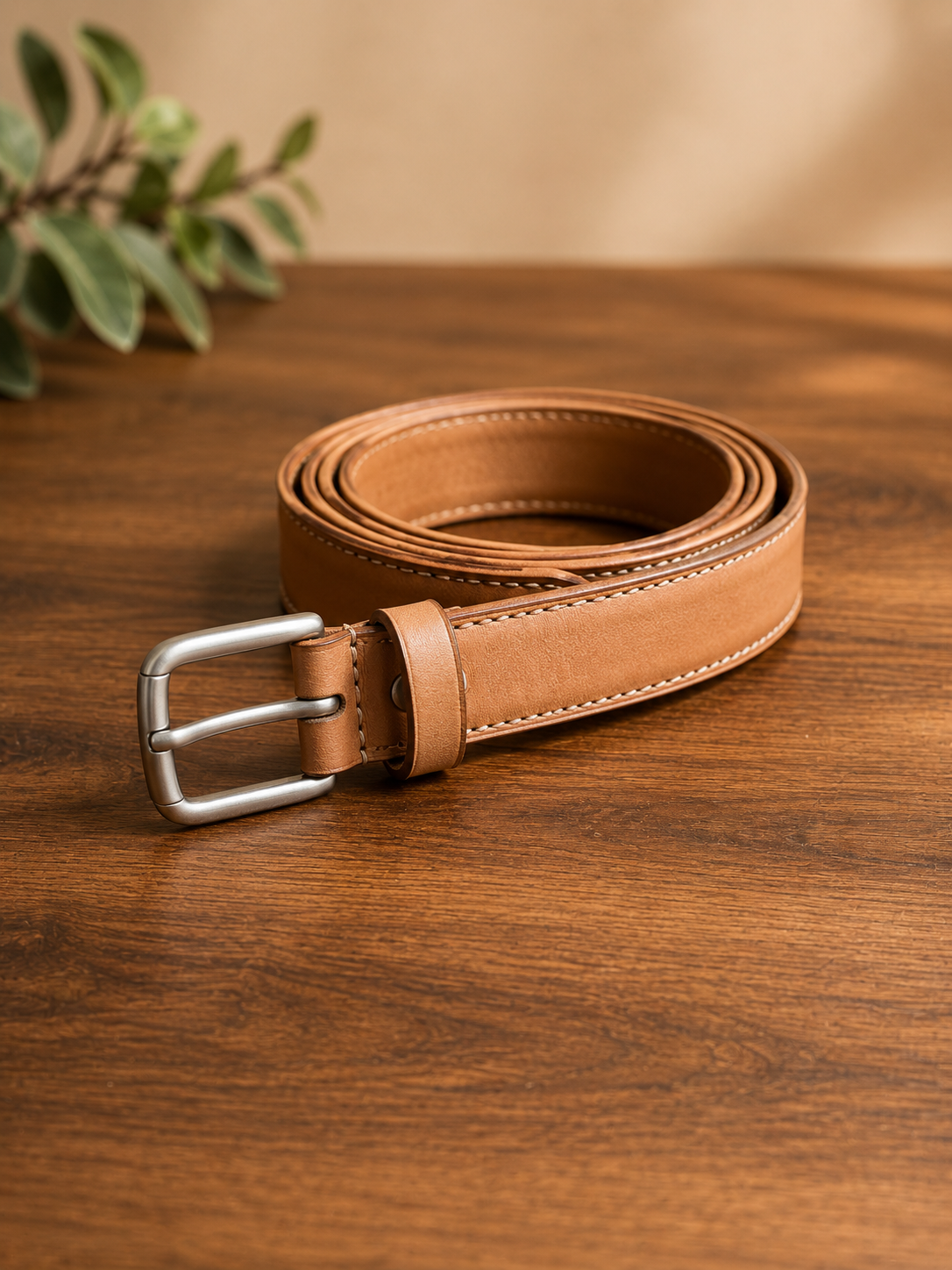 Girls' Classic Tan Belt Size S