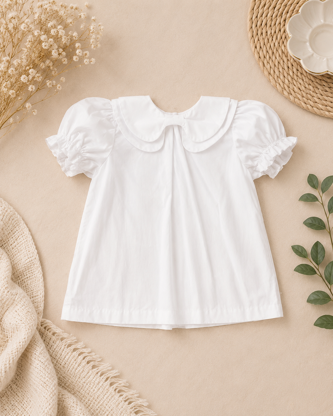 Girls Zuccini Kids Peter Pan Collar Blouse Size 5