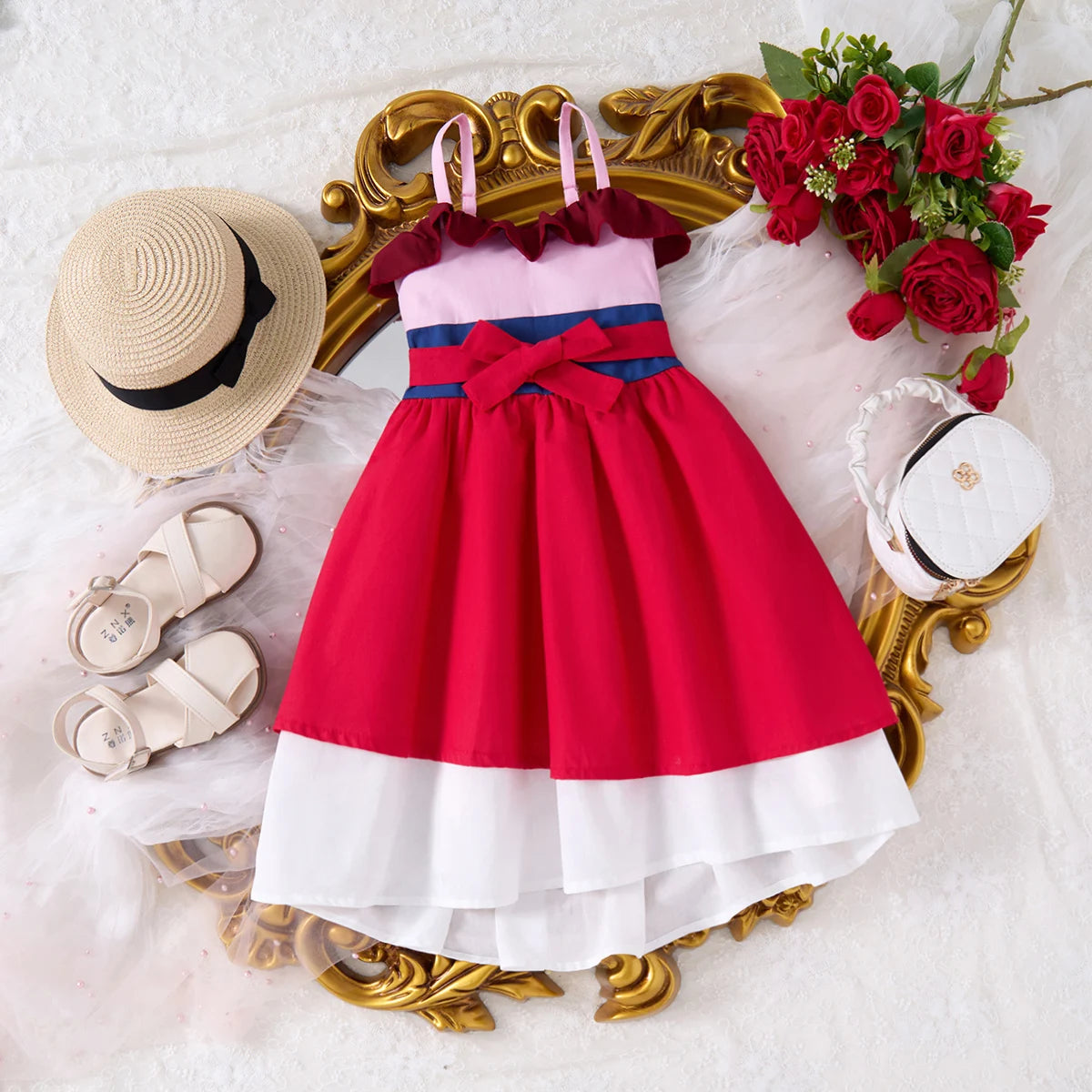 Summer Children's Casual Skirt Princess Costume Moana Girls Dress Princess Cosplay Clothing Girls Carnival Costume Outdoor