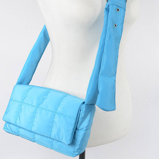 Nylon Padded Crossbody Bag