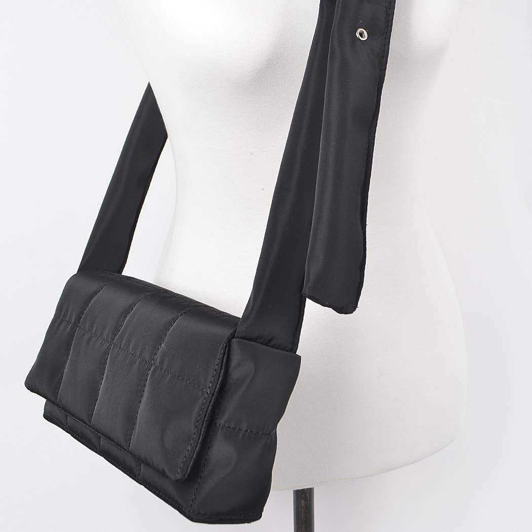 Nylon Padded Crossbody Bag