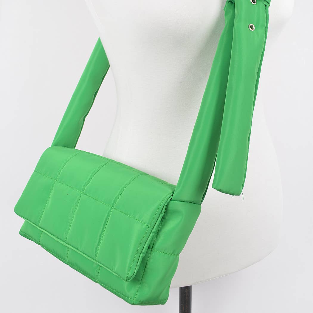 Nylon Padded Crossbody Bag