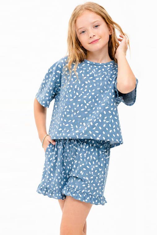 Dots Top and Shorts Set