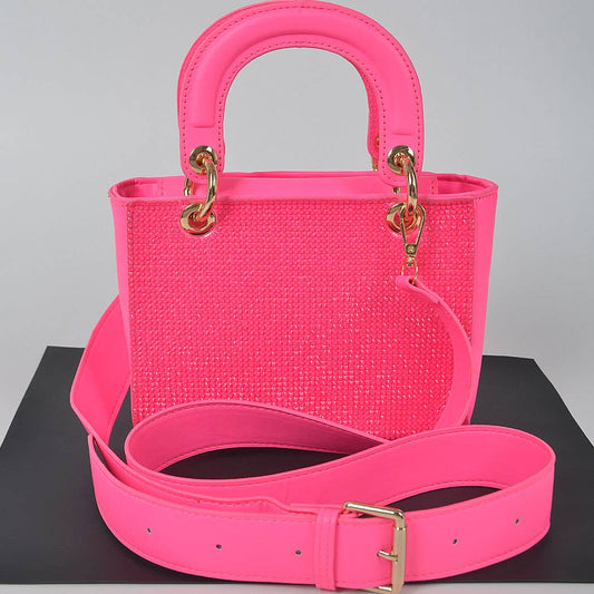 Rhinestone Handle Bag