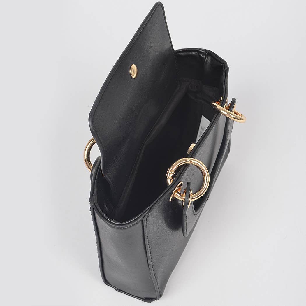 Rhinestone Handle Bag