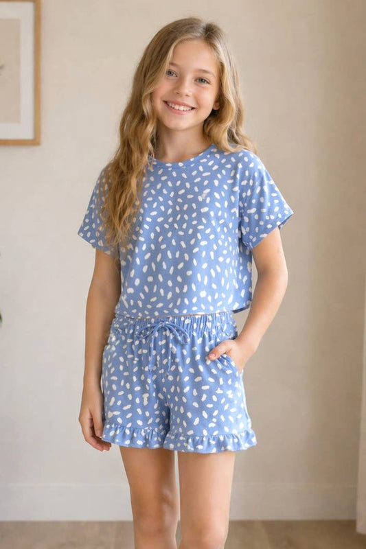 Dots Top and Shorts Set