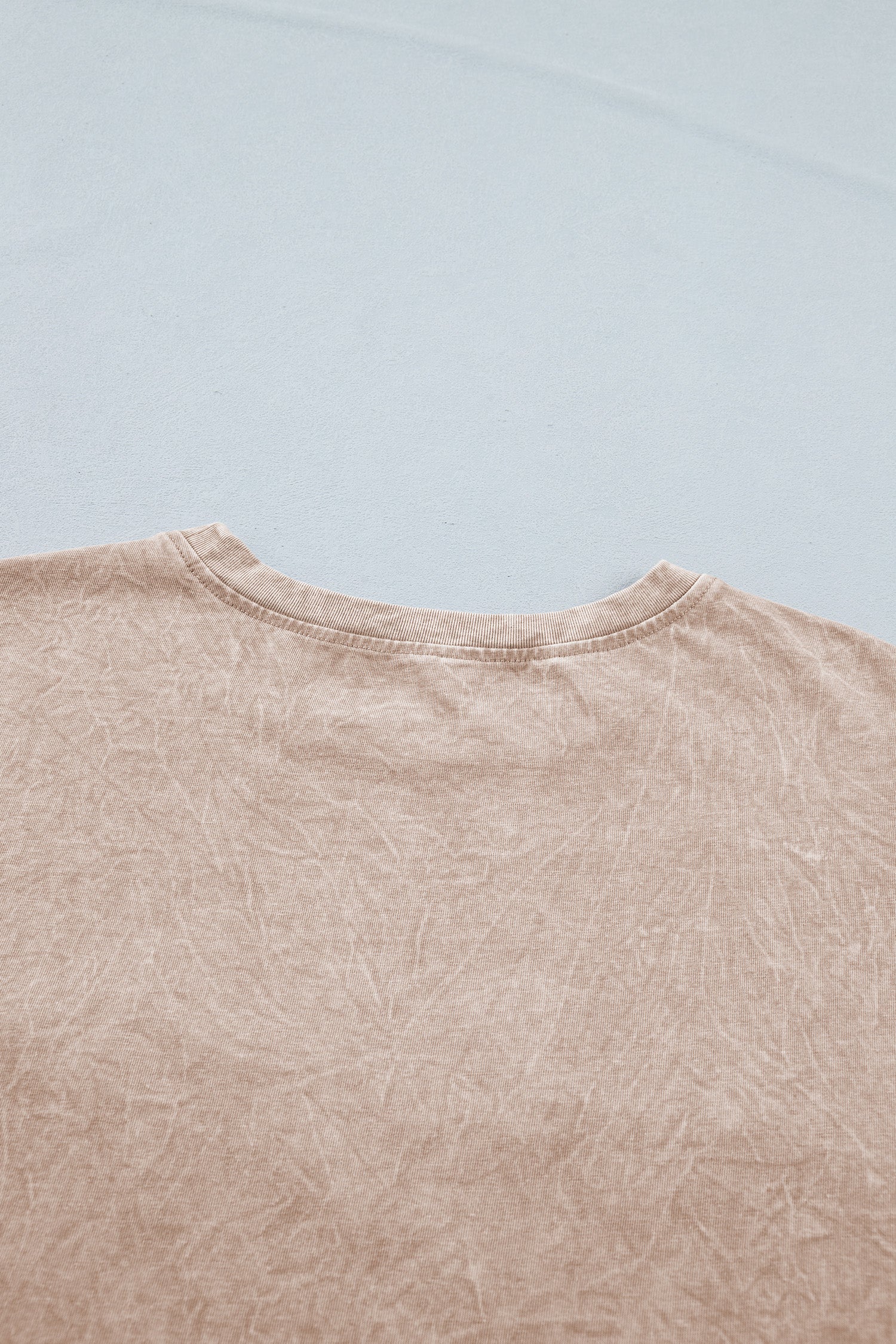 Casual saved by grace Mineral Washed Cotton T Shirt