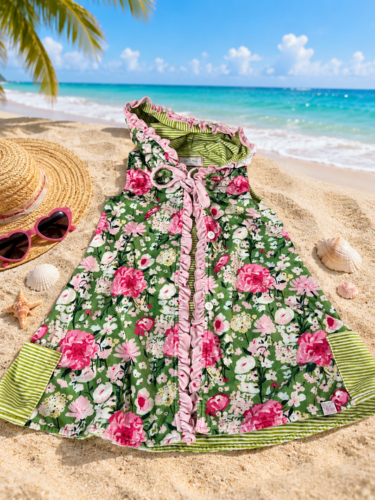 Boutique SweetHoney Clothing Co. Velvet Swim Cover-Up – Girls