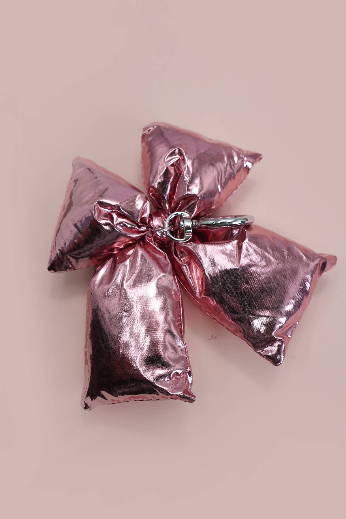 PUFFY BOW RIBBON BAG CHARM KEYCHAIN | 40KC151