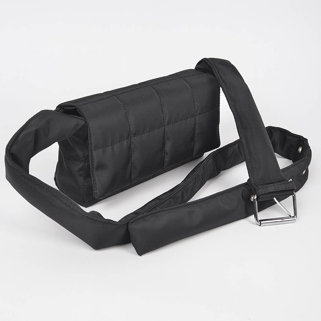Nylon Padded Crossbody Bag