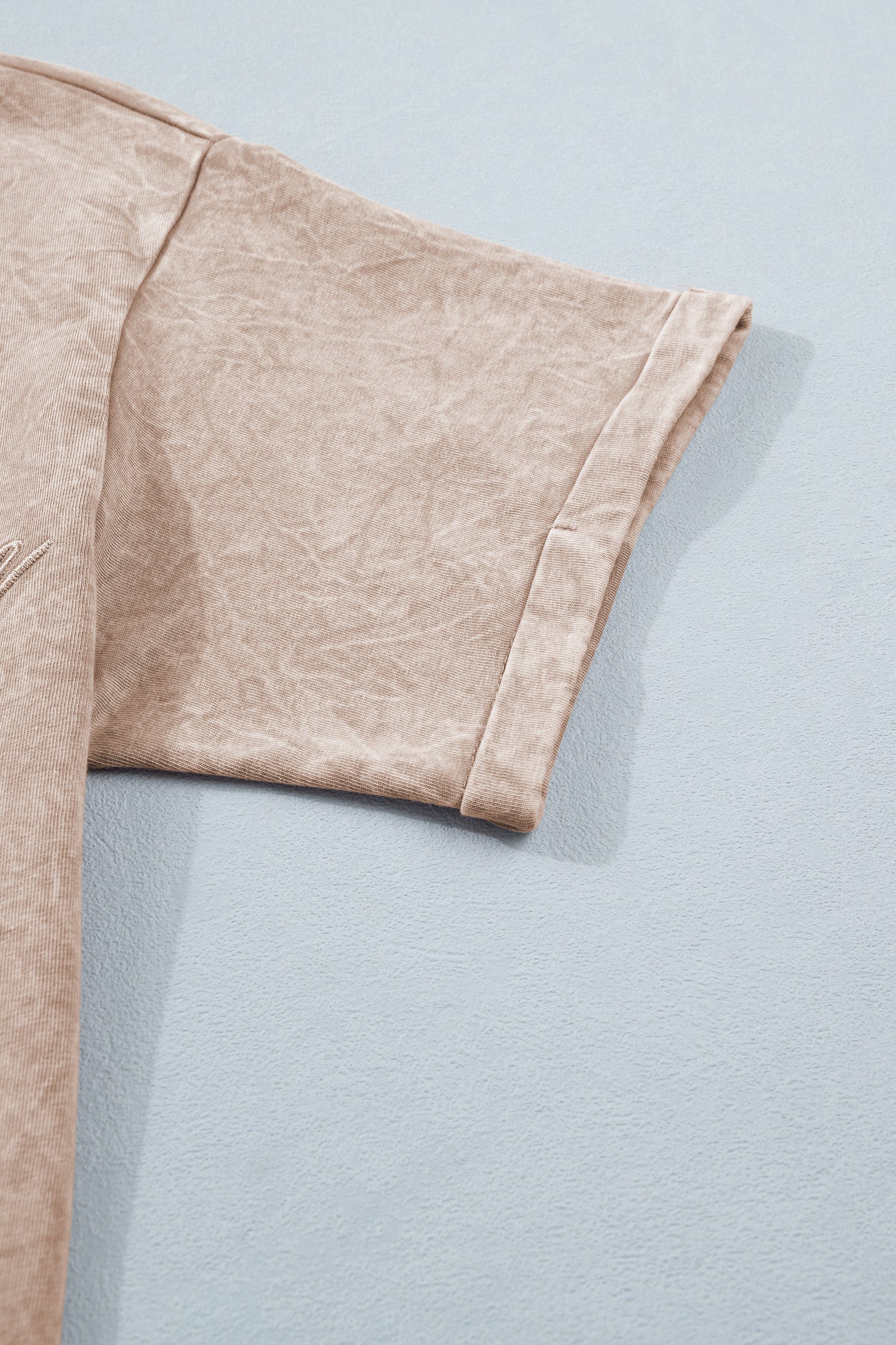 Casual saved by grace Mineral Washed Cotton T Shirt