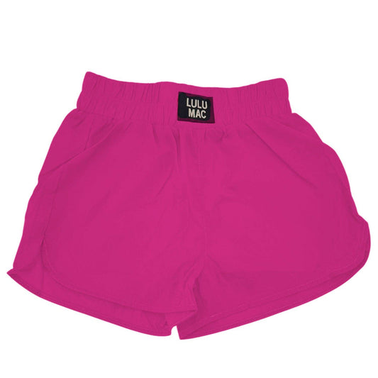 LULU MAC -KSH-1000-SHORT HOT PINK KIDS SHORTS