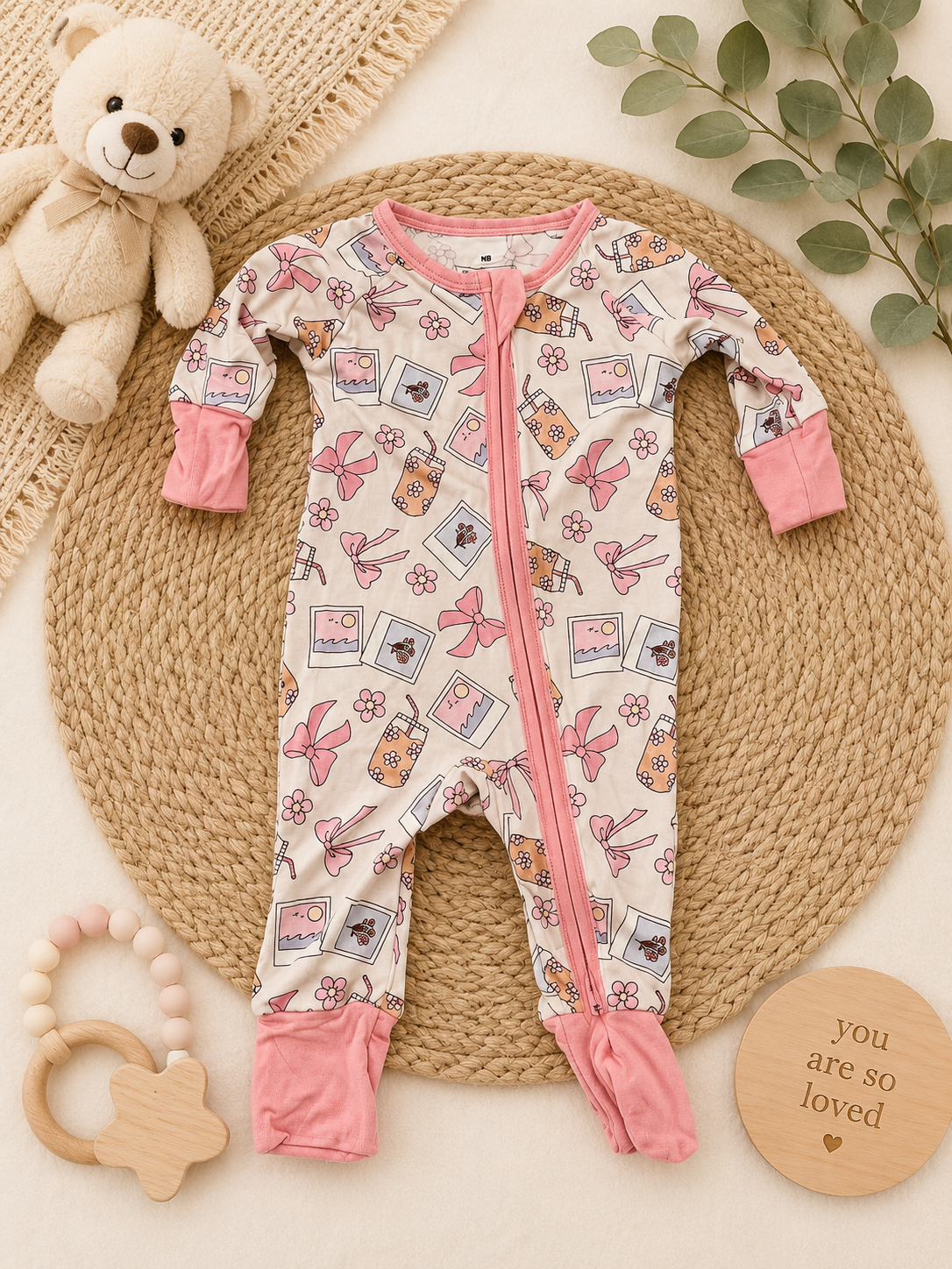 Girls Bamboo L/S Pajamas