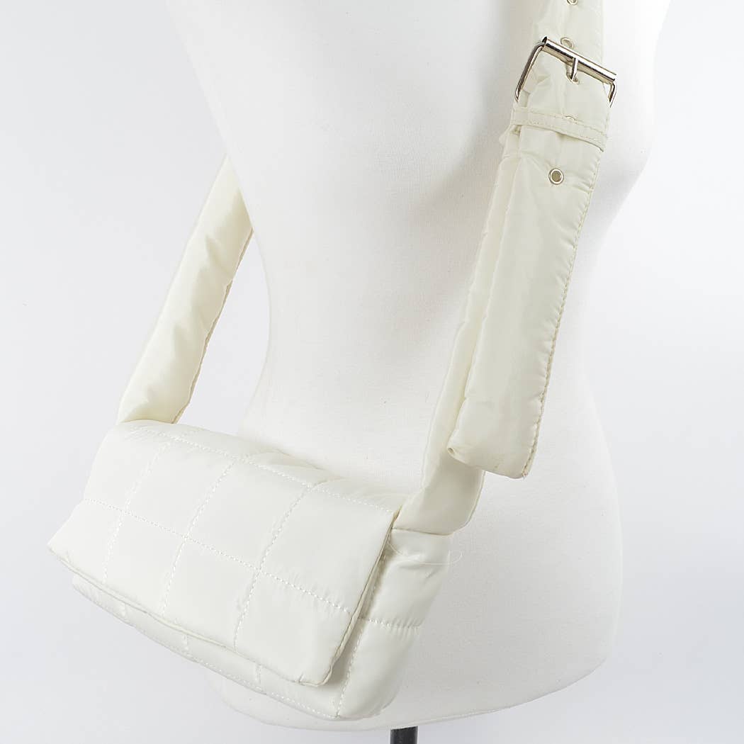 Nylon Padded Crossbody Bag