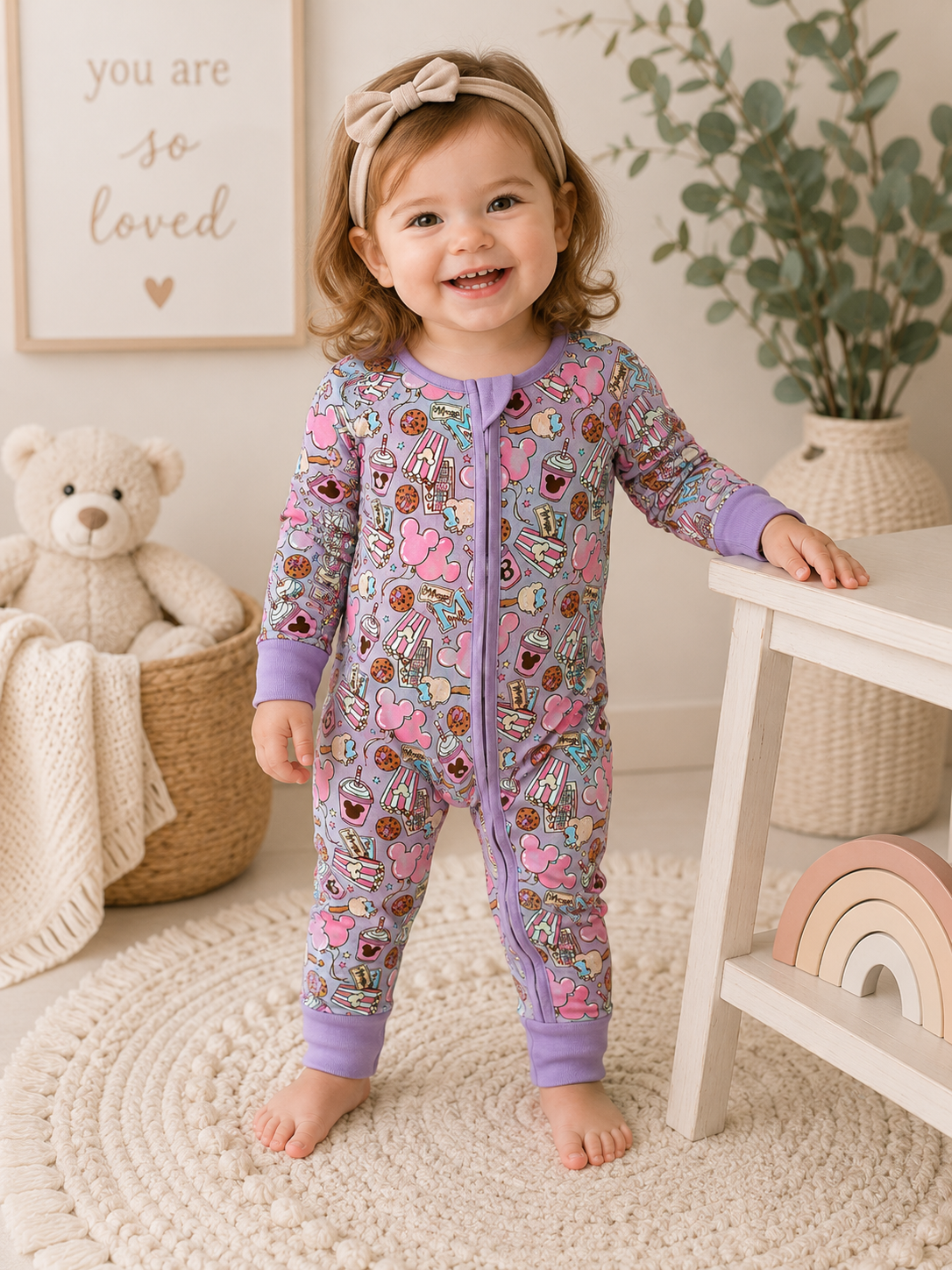 DISNEY Bamboo L/S Pajamas