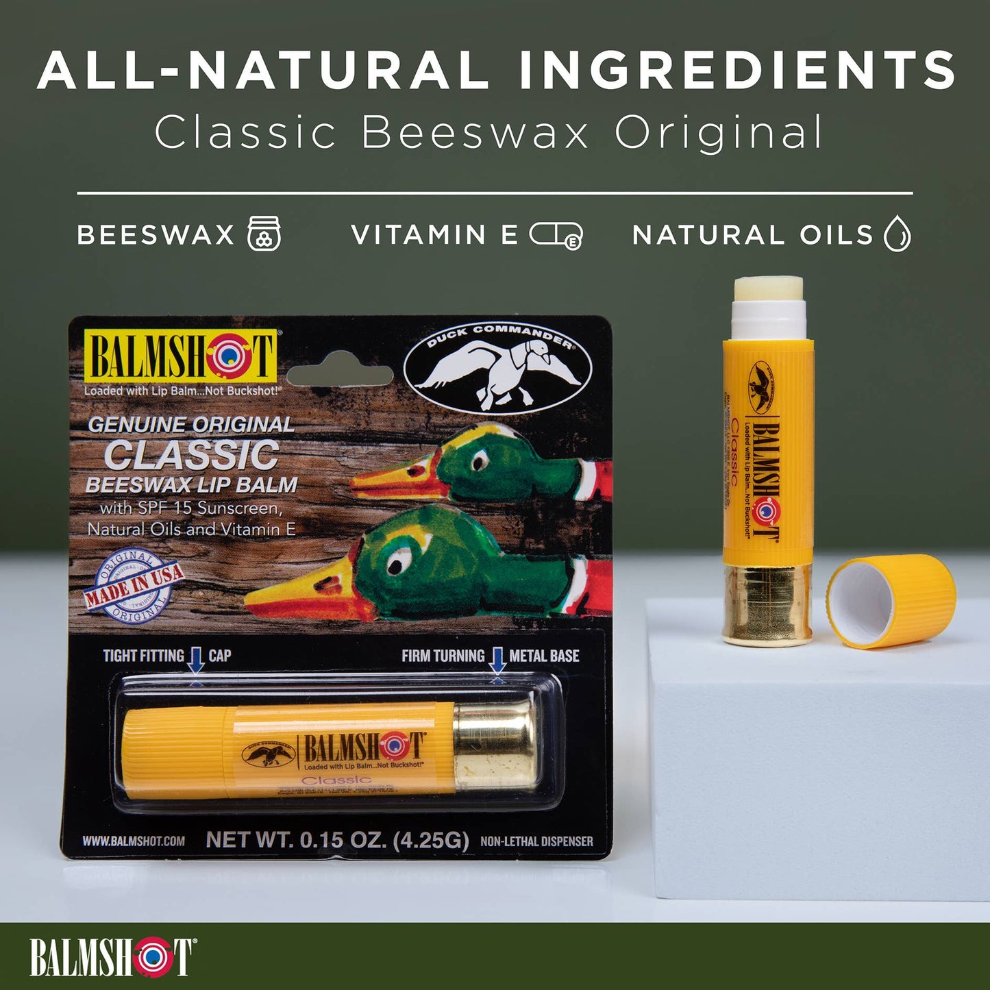 Shotgun Shell Lip Balm | Classic Vanilla | Duck Commander