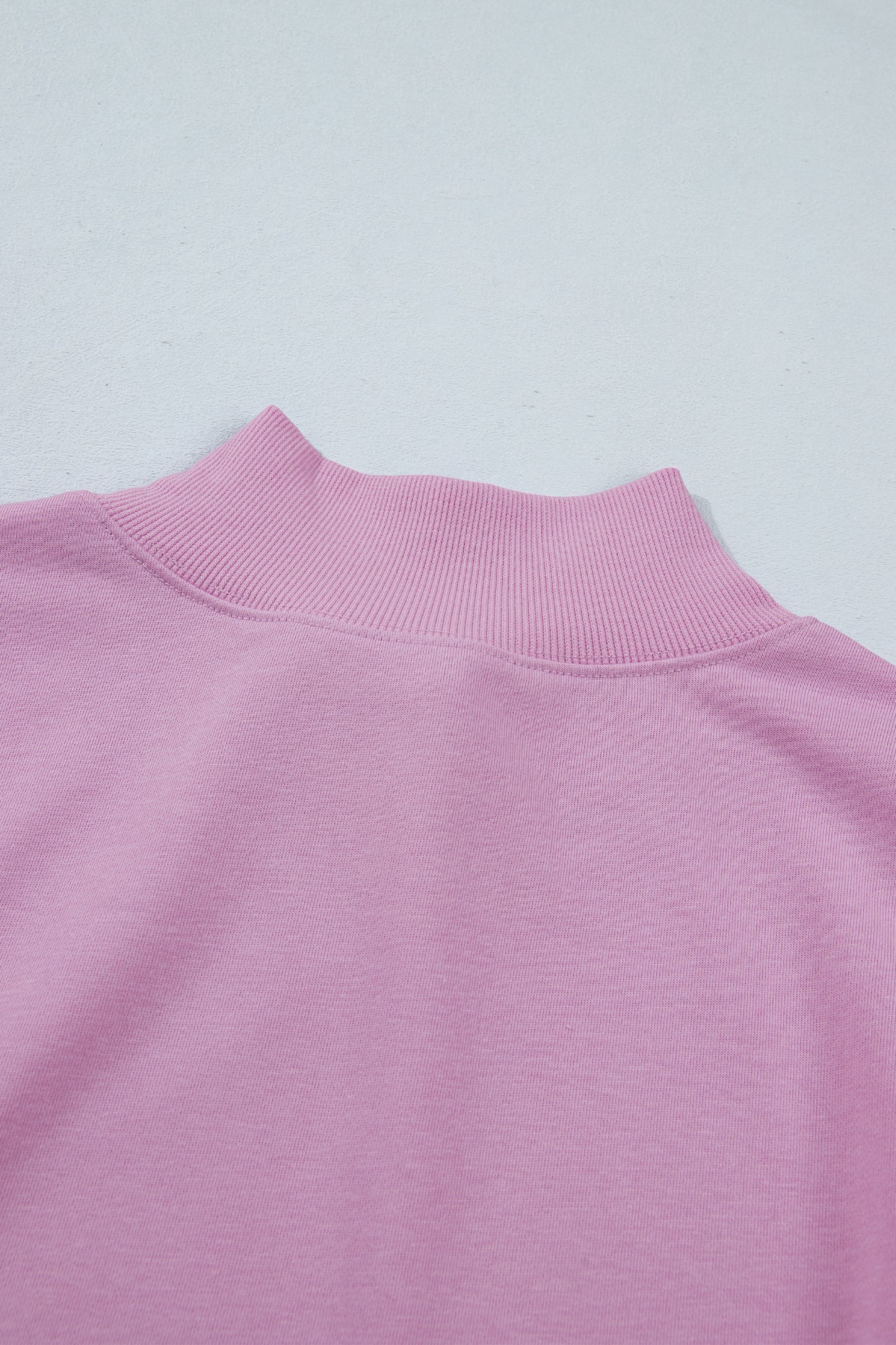 Solid Color High Neck Cap Sleeve Loose Top