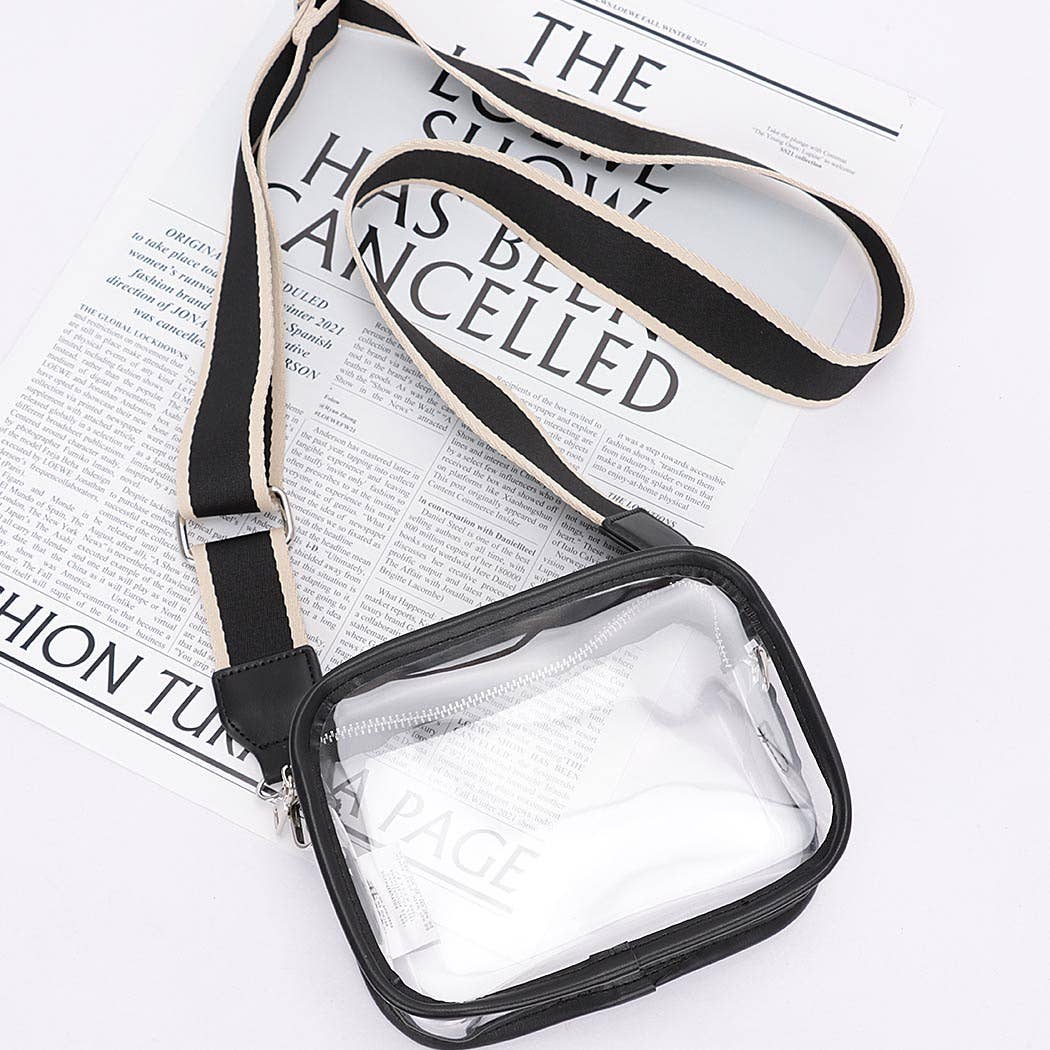 Transparent Camera Bag w/ Wide Strap