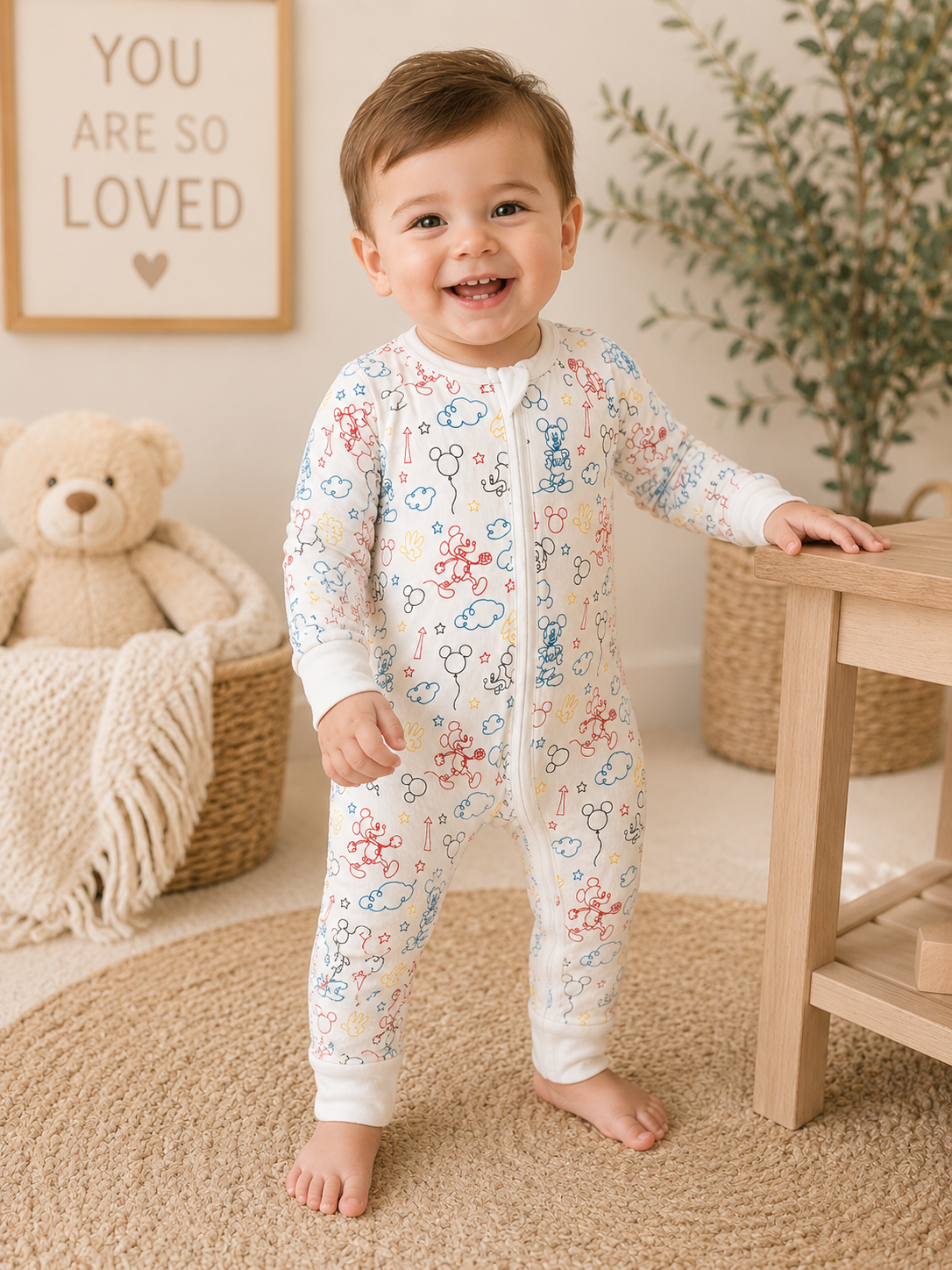 DISNEY Bamboo L/S Pajamas