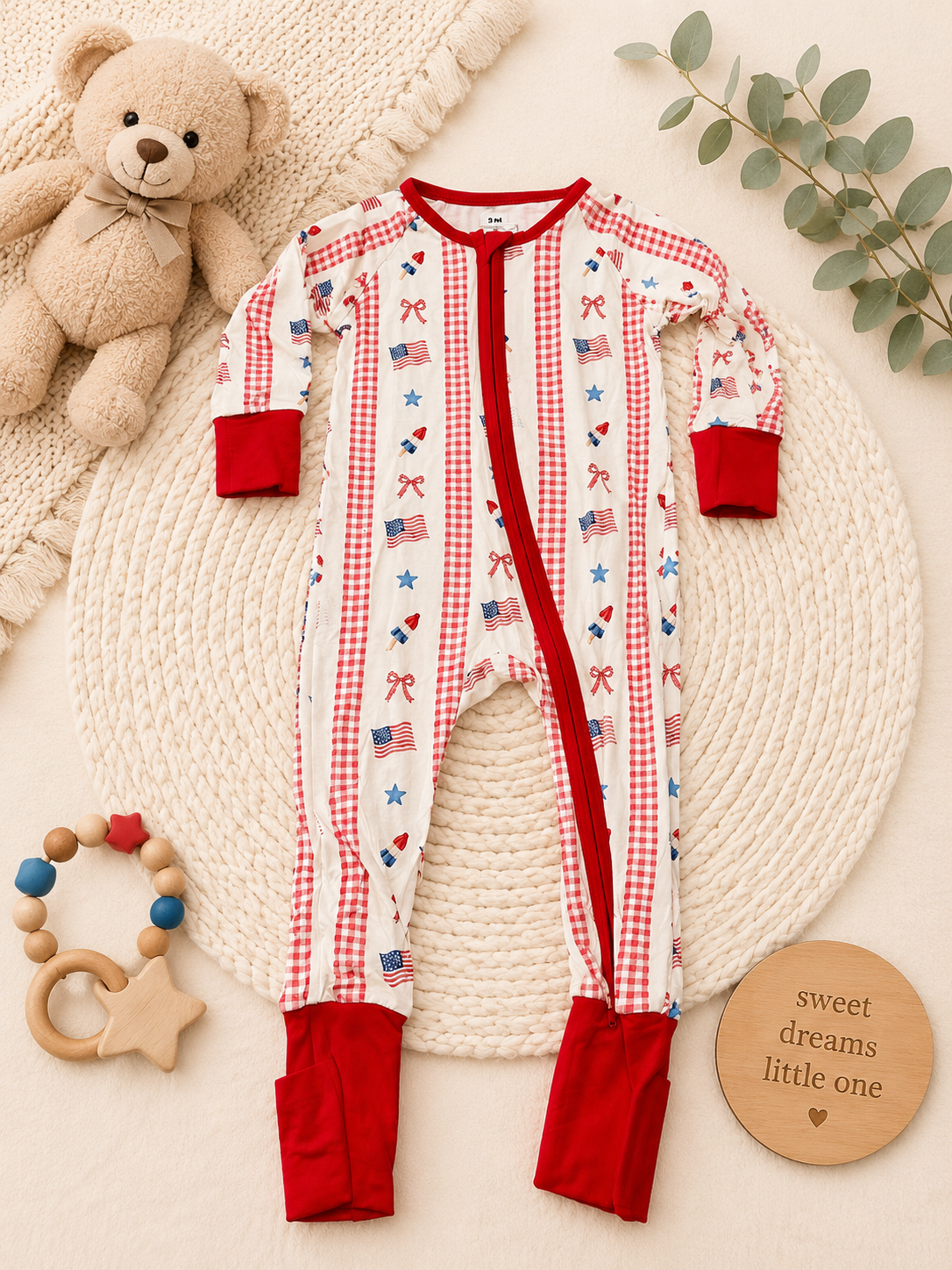 Patriotic Bamboo L/S Pajamas