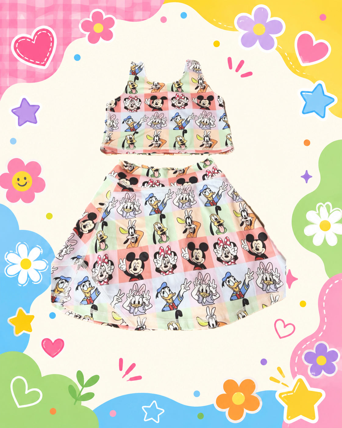 Disney Character Skort Set Size 6-7T