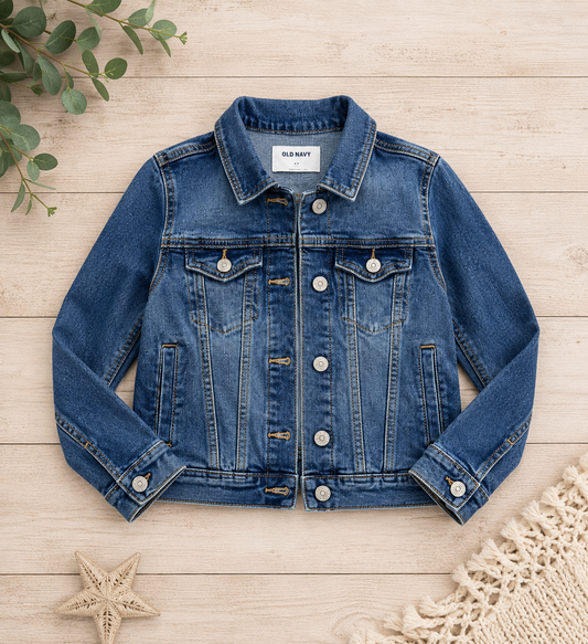Old Navy Girls Denim Jacket Size S 6-7