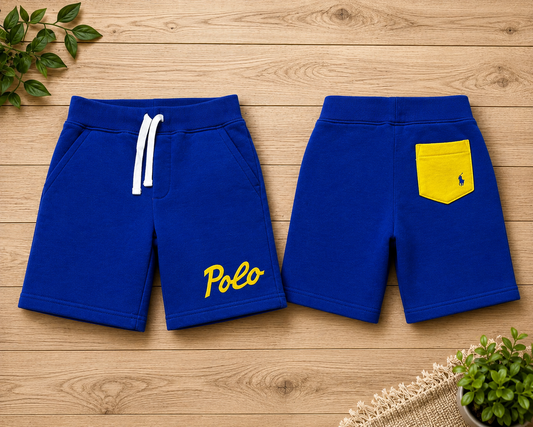 Boys Polo Ralph Lauren Boys Royal Blue Fleece Shorts Size 6