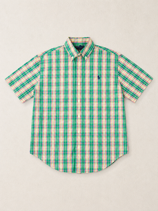 Polo Ralph Lauren Boys Plaid Button-Down Shirt Size S (8-10)