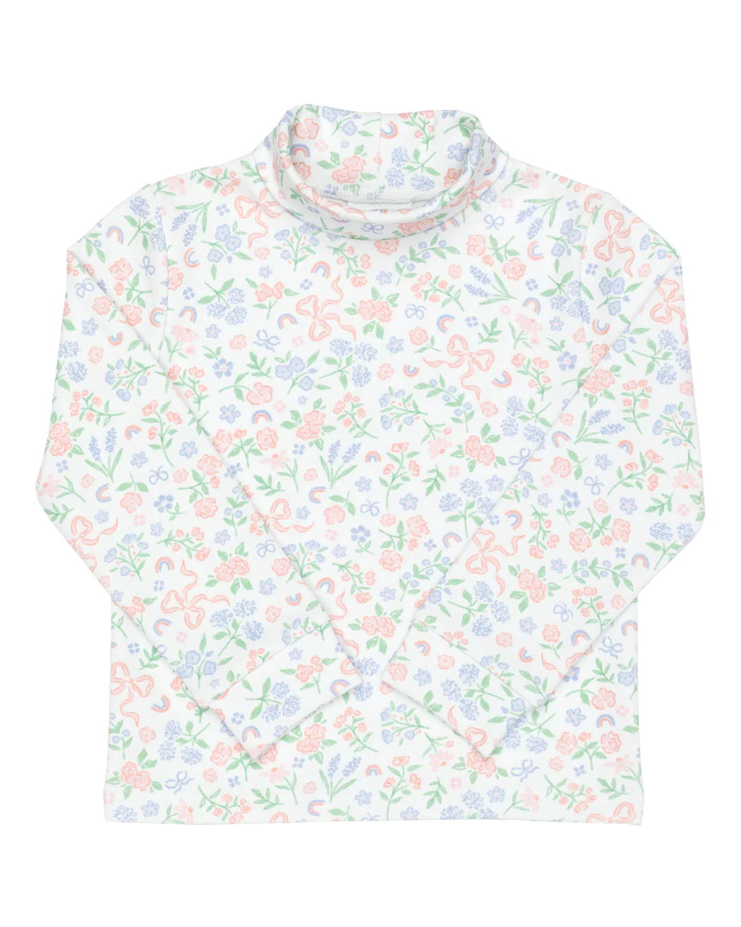 Grace & James Girls Floral Turtleneck Size 12M