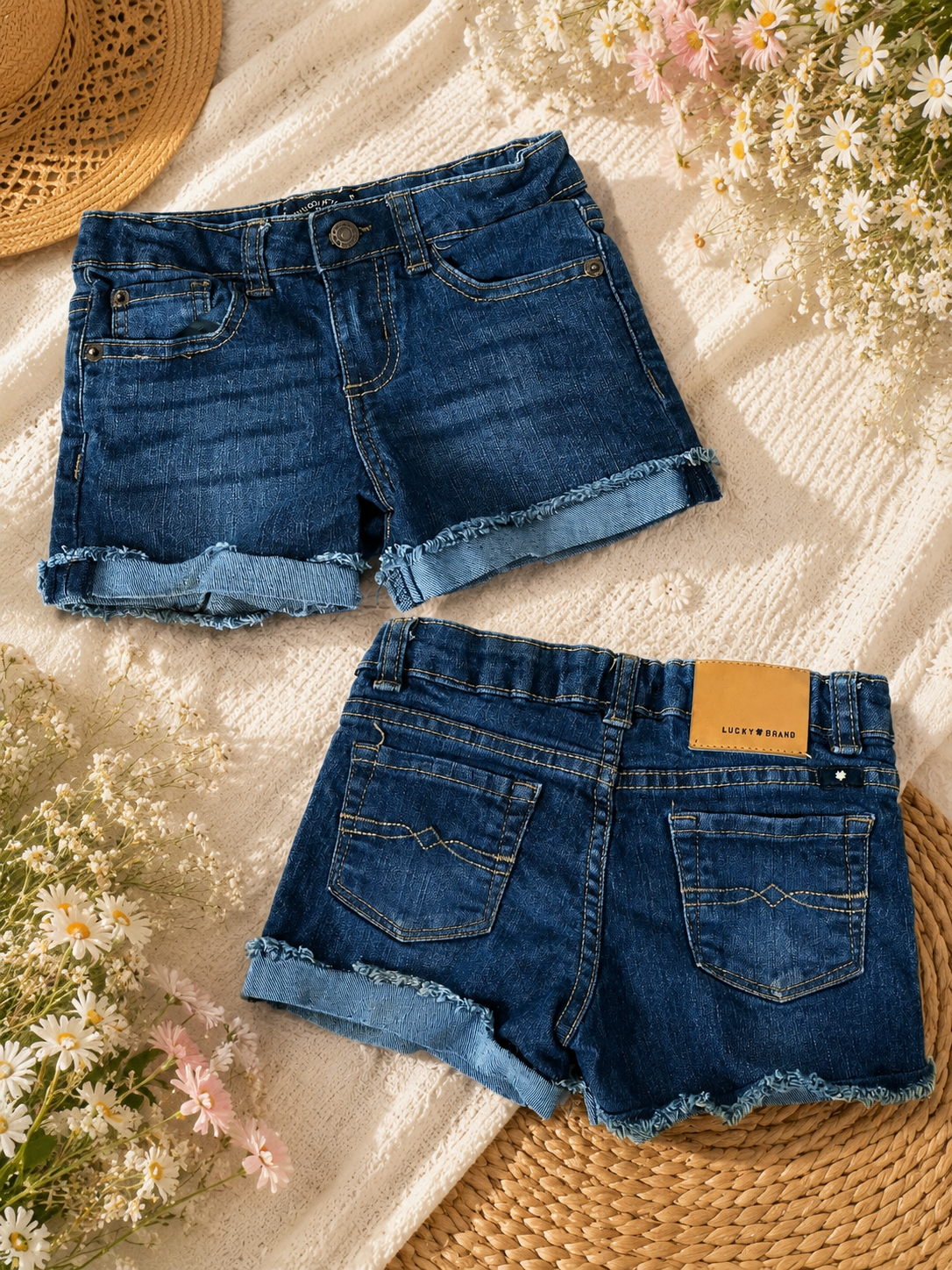 Lucky Brand Girls Denim Shorts – Size 4/5