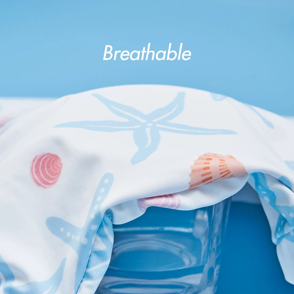 1Pc Baby Girls Swimsuit Long Sleeve Swimming Wear Sweet Comfortable Beachwear For Children Summer Bathing Suits 0-3Years