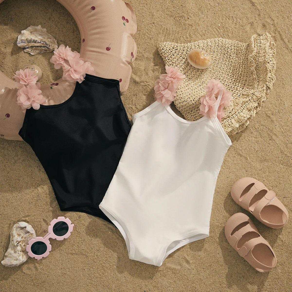 ma&baby 2-7Y Toddler Infant Kid Baby Girls Swimsuit   Floarl  Backless Swimwear Beachwear Bathing Suit