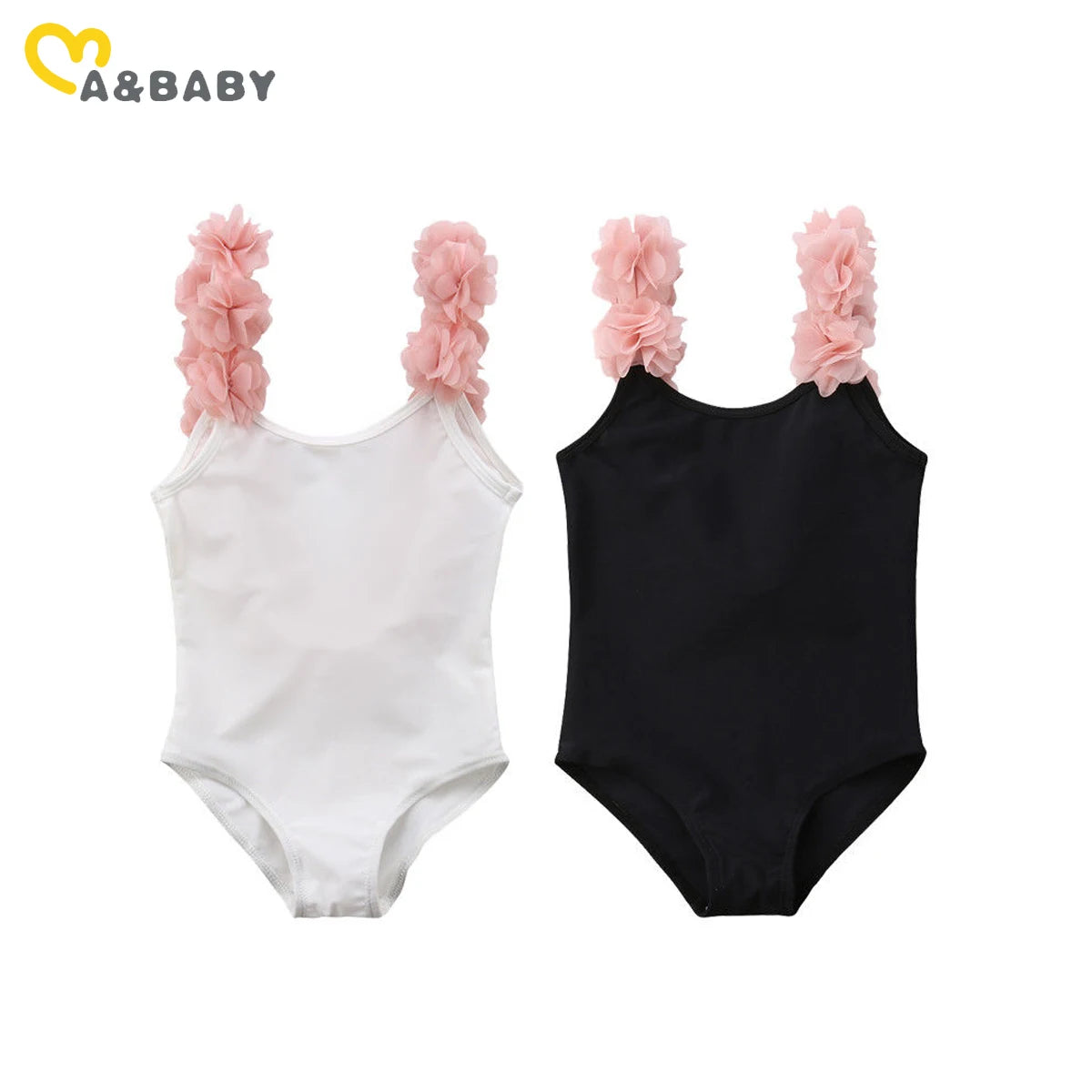 ma&baby 2-7Y Toddler Infant Kid Baby Girls Swimsuit   Floarl  Backless Swimwear Beachwear Bathing Suit