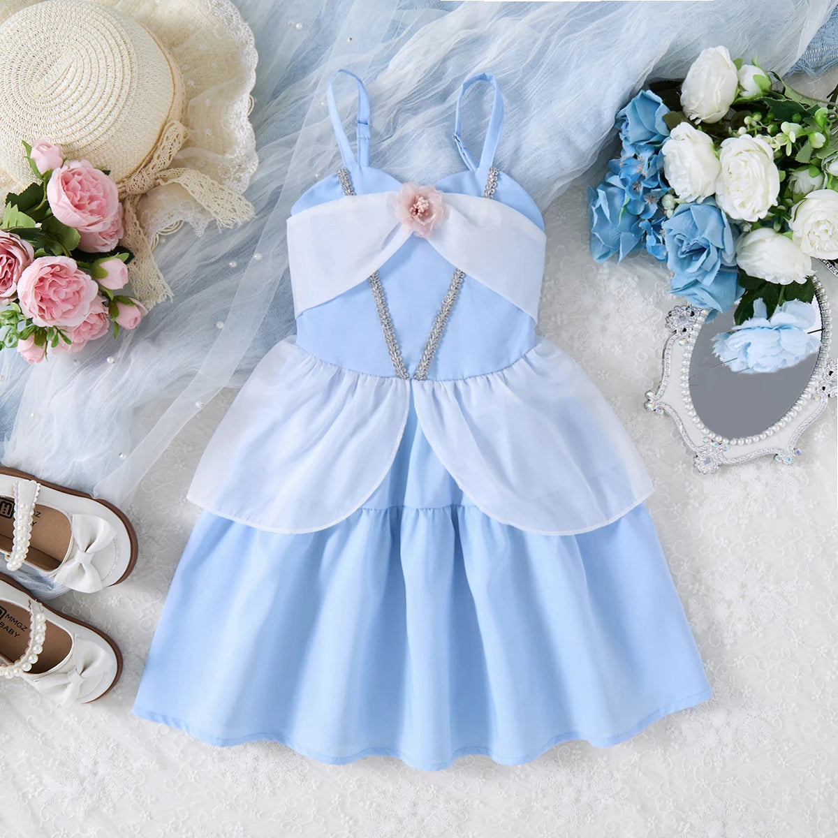 Summer Children's Casual Skirt Princess Costume Moana Girls Dress Princess Cosplay Clothing Girls Carnival Costume Outdoor