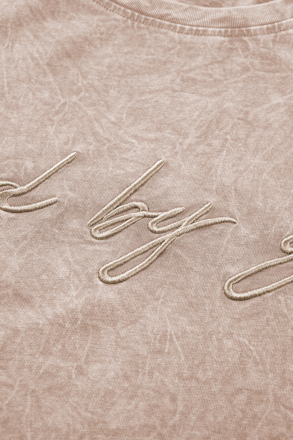 Casual saved by grace Mineral Washed Cotton T Shirt