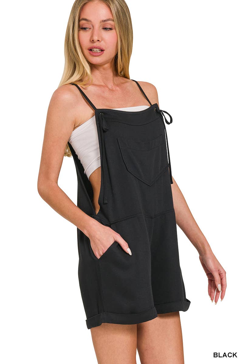 Knot Strap Romper w/ pockets