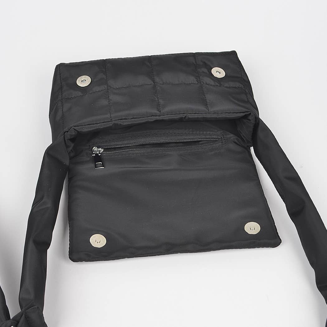 Nylon Padded Crossbody Bag